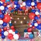 160-Piece Red, White & Blue Balloon Garland Kit – 4th of July Patriotic Decorations with Star Foil Balloons for Birthday, Wedding, Baseball & Nautical Themes